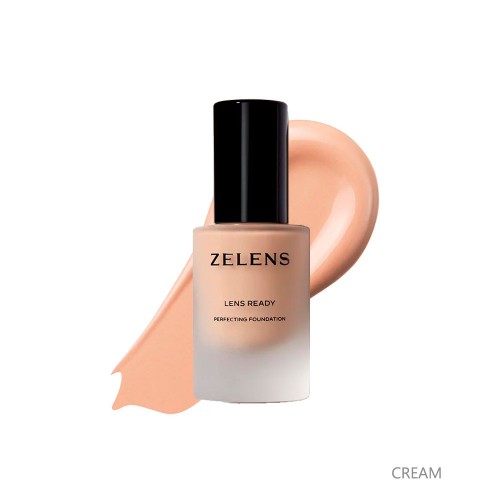 ZELENS Lens Ready Foundation Cream - Base de maquillaje fluida