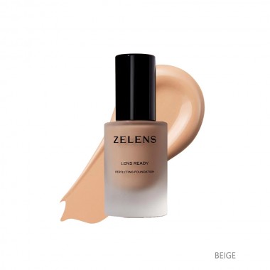 ZELENS Lens Ready Foundation Beige- Base de maquillaje fluida